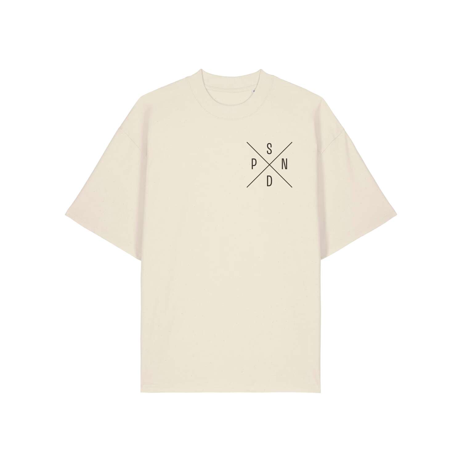 T-shirt casual oversize premium no 04 z QR na plecach